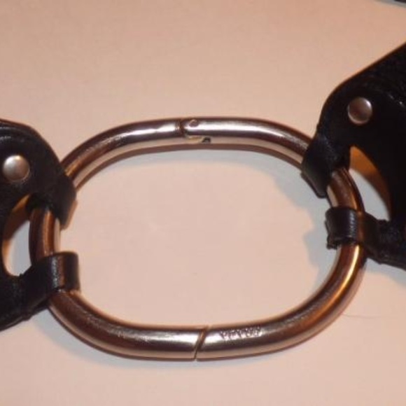 Prada Black Leather Vintage Belt main image 4
